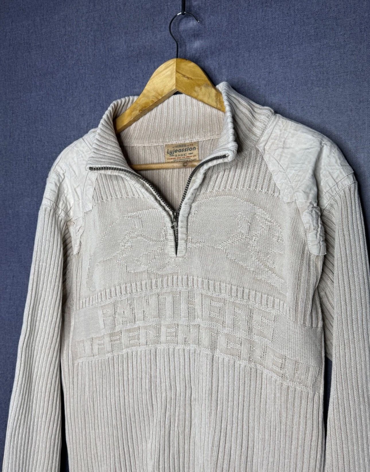 If Six Was Nine Vintage Y2K Striped Ribbed Sweater Knit IfSixWasNine Style Size US XL / EU 56 / 4 - 2 Thumbnail