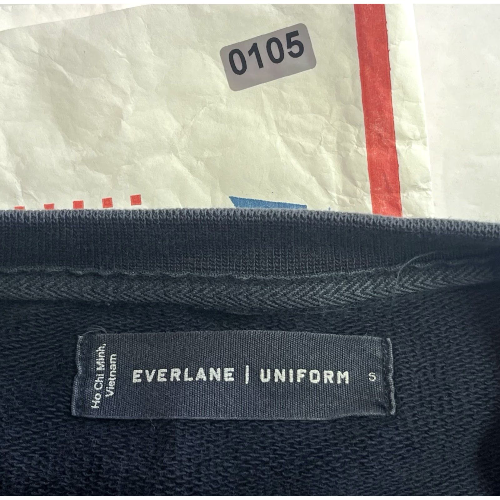 Everlane Everlane Sweatshirt Crew Neck Pullover S Small Blue Women Long Sleeve Cotton Polyester Pullover Activewear Fall Spring Winter Size S / US 4 / IT 40 - 8 Thumbnail