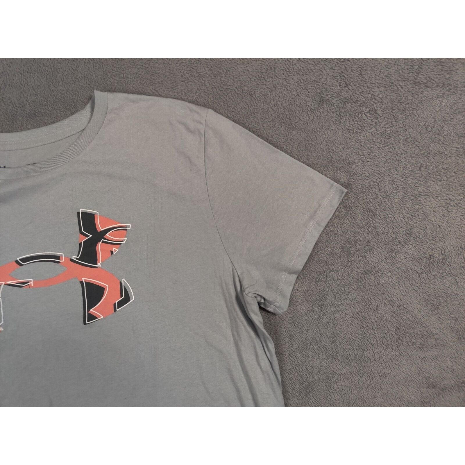 Under Armour Under Armour Shirt Adult Mens XL Gray Logo Heatgear Loose Size US XL / EU 56 / 4 - 3 Thumbnail