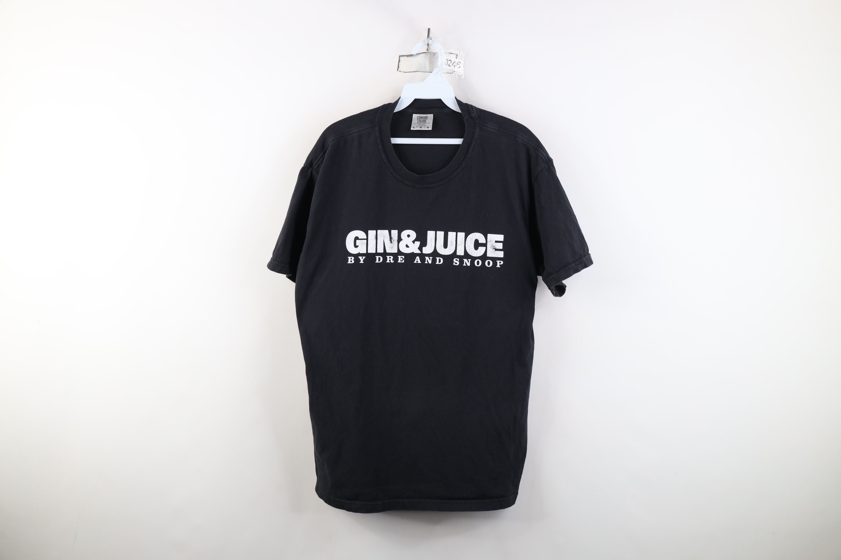 Vintage Vintage Snoop Dogg Dr Dre Gin & Juice Rap Tee T-Shirt Black Size US L / EU 52-54 / 3 - 1 Thumbnail