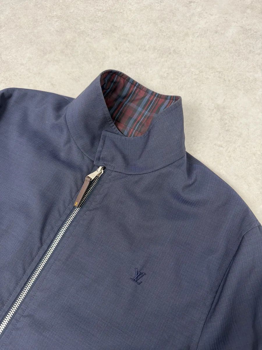 Louis Vuitton Louis Vuitton Navy Blue & Tartan Reversible Windbreaker Jacket Size US S / EU 44-46 / 1 - 12 Thumbnail
