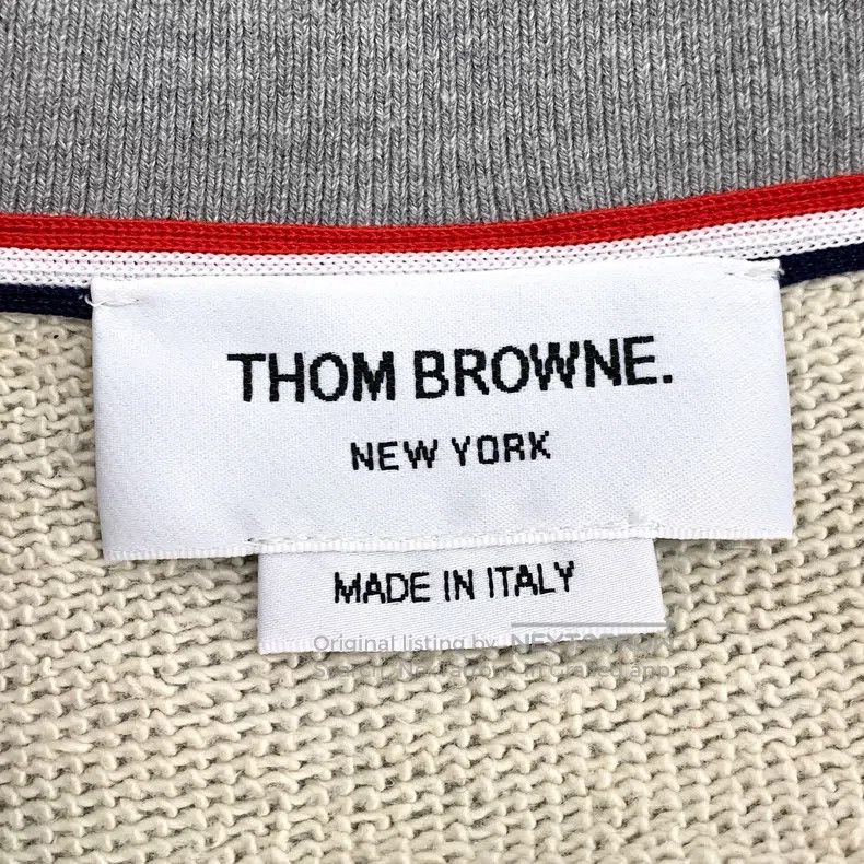 Thom Browne Thom Browne Gray long-sleeved hoodie Size US M / EU 48-50 / 2 - 5 Thumbnail