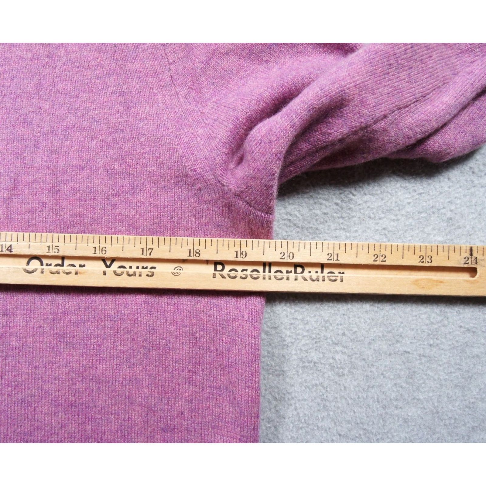 J.Crew J.Crew Sweater Womens Medium Purple 100% Cashmere Knit Crewneck Luxury Soft Size M / US 6-8 / IT 42-44 - 6 Thumbnail