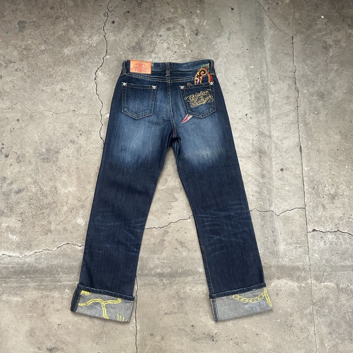 Ed Hardy Vintage 🐉 Ed Hardy by Christian Audigier jeans Size US 29 - 6 Thumbnail