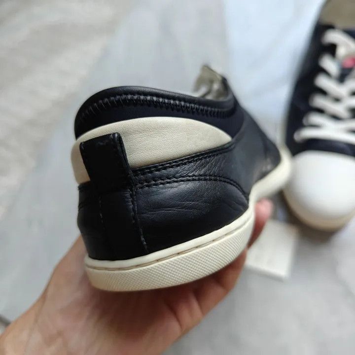Louis Vuitton Louis Vuitton Black Sneakers with White Tip -2508 Size US 9 / EU 42 - 2 Thumbnail