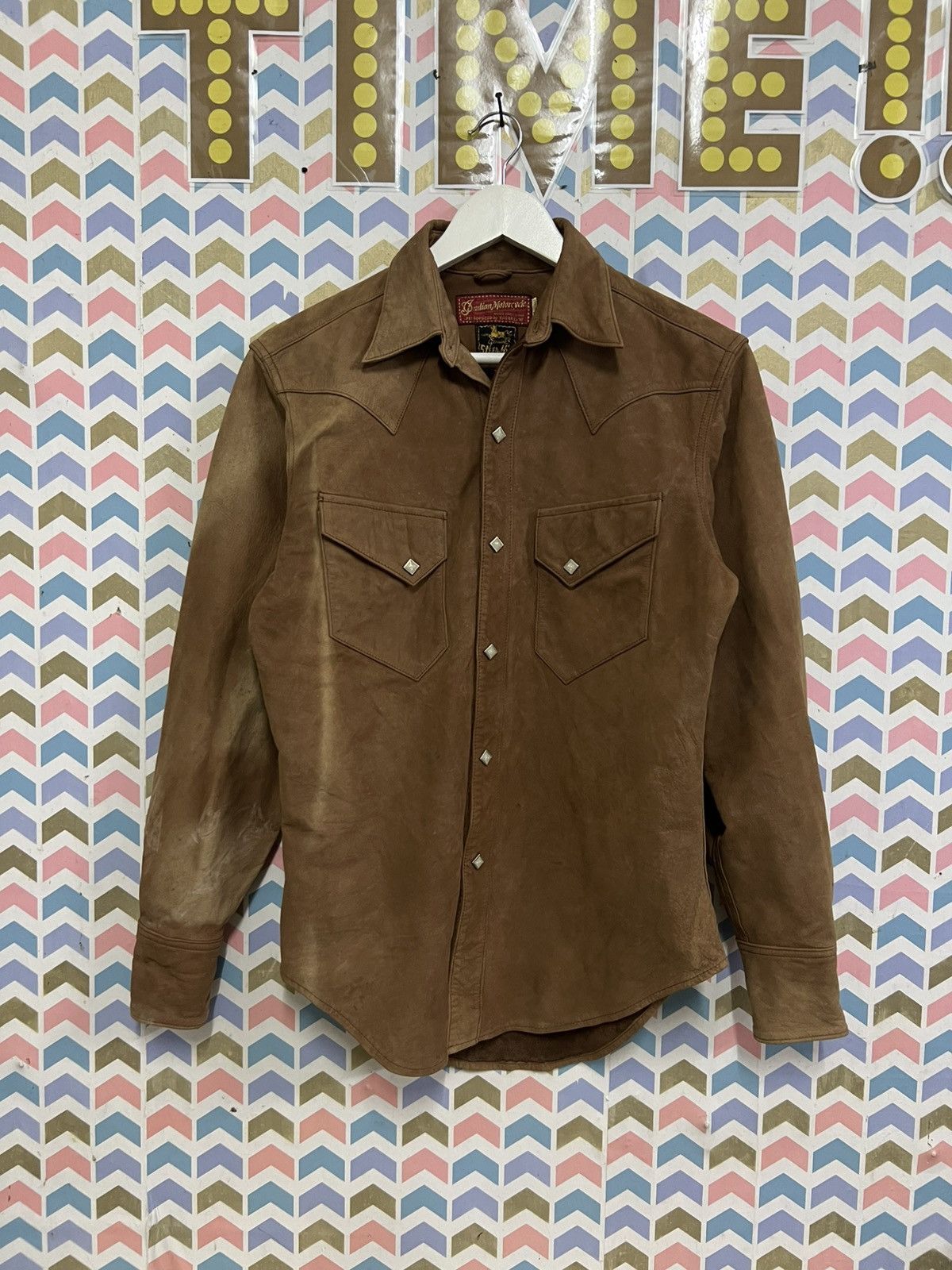 Sugar Cane Indian Motorcycle Suede Leather Toyo interprises Size US M / EU 48-50 / 2 - 1 Thumbnail