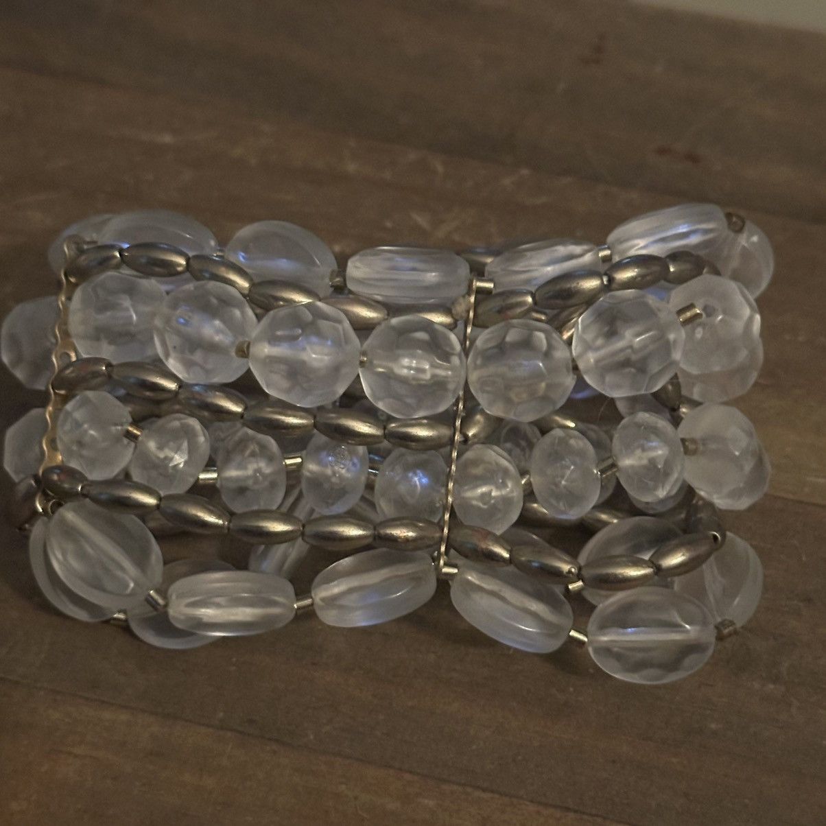 Other Stacked frosted bead stretch bracelet Size ONE SIZE - 4 Thumbnail