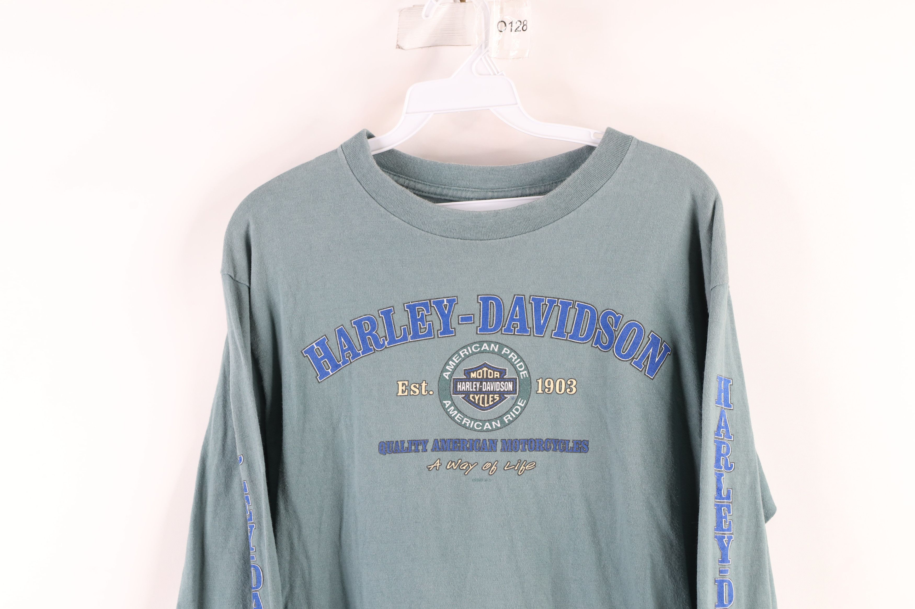 Harley Davidson × Vintage Vintage Y2K 2000 Harley Davidson Out Long Sleeve T-Shirt USA Size US M / EU 48-50 / 2 - 2 Thumbnail