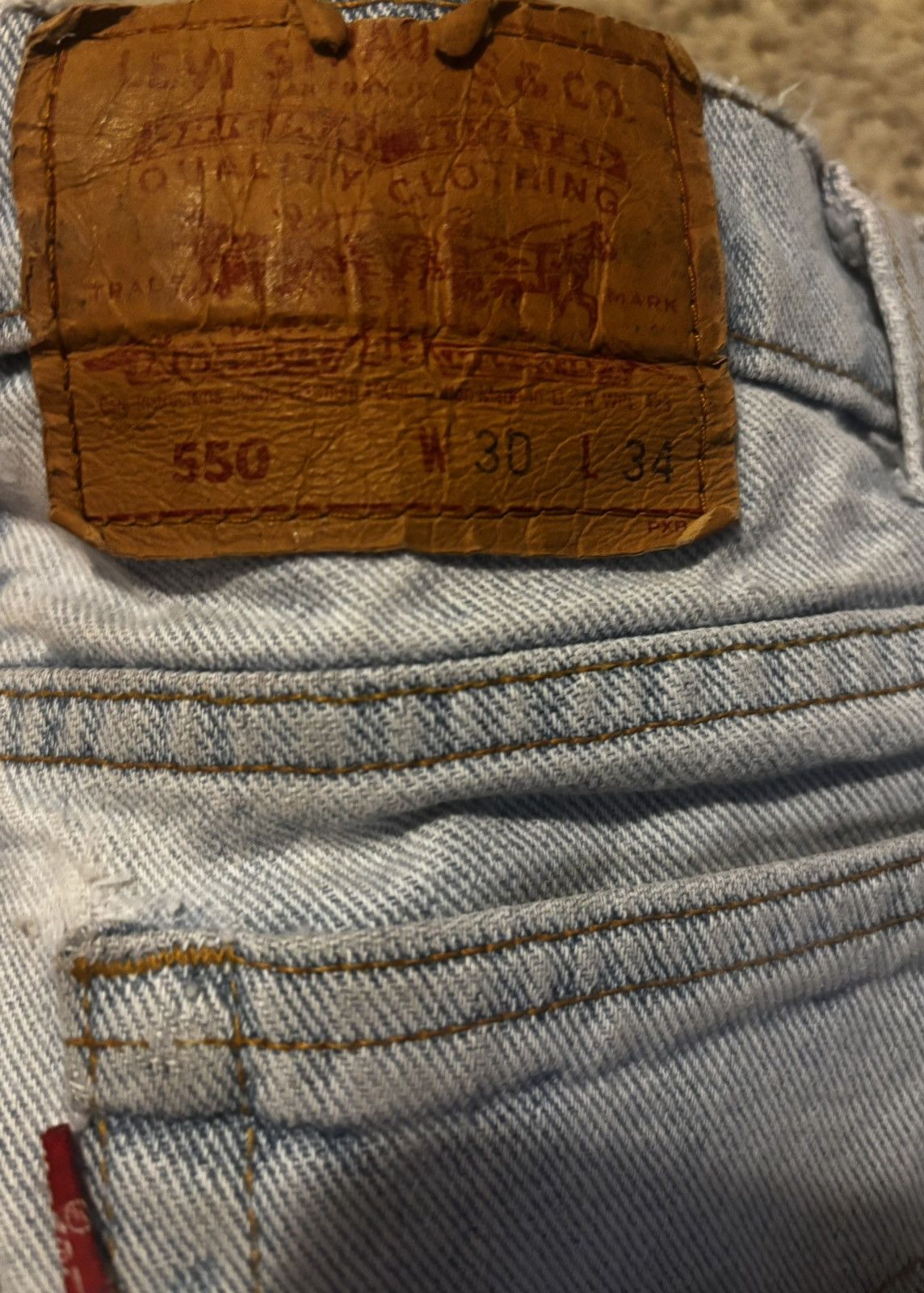Levi's Custom Levis 550 jeans Size US 30 / EU 46 - 3 Thumbnail