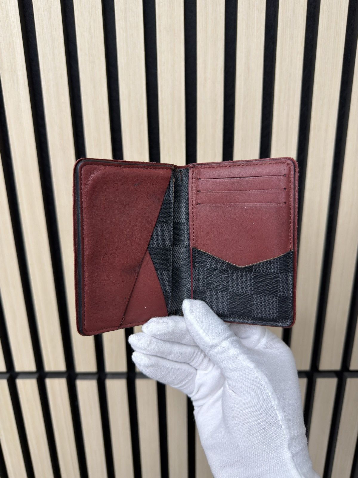 Louis Vuitton Louis Vuitton Bordeaux Damier Graphite Canvas Pocket Size ONE SIZE - 10 Thumbnail