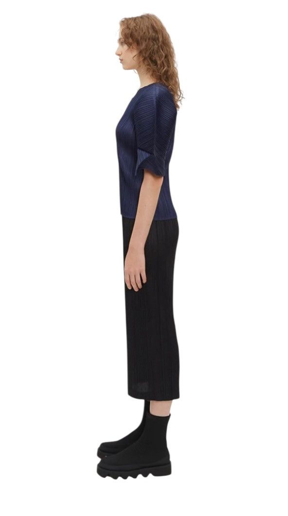 Issey Miyake Issey Miyake Pleated Outline Midi Skirt ( Size L ) Size 30" / US 8 / IT 44 - 3 Thumbnail
