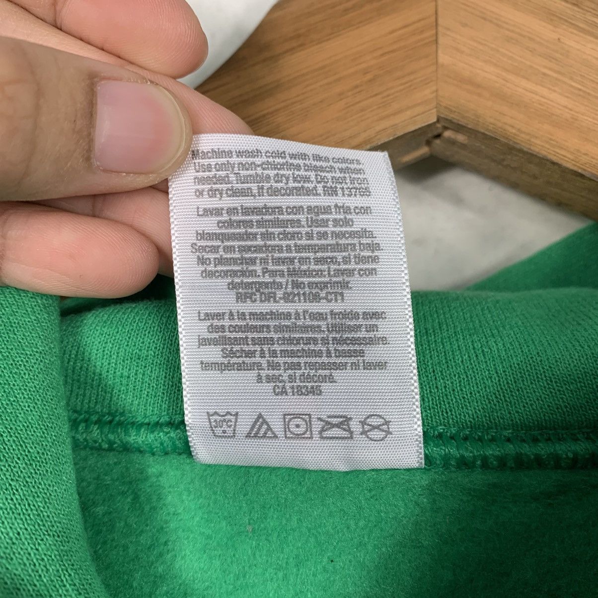 Jerzees Vintage Kent Lake Elementary Green Hoodie Size US S / EU 44-46 / 1 - 15 Thumbnail