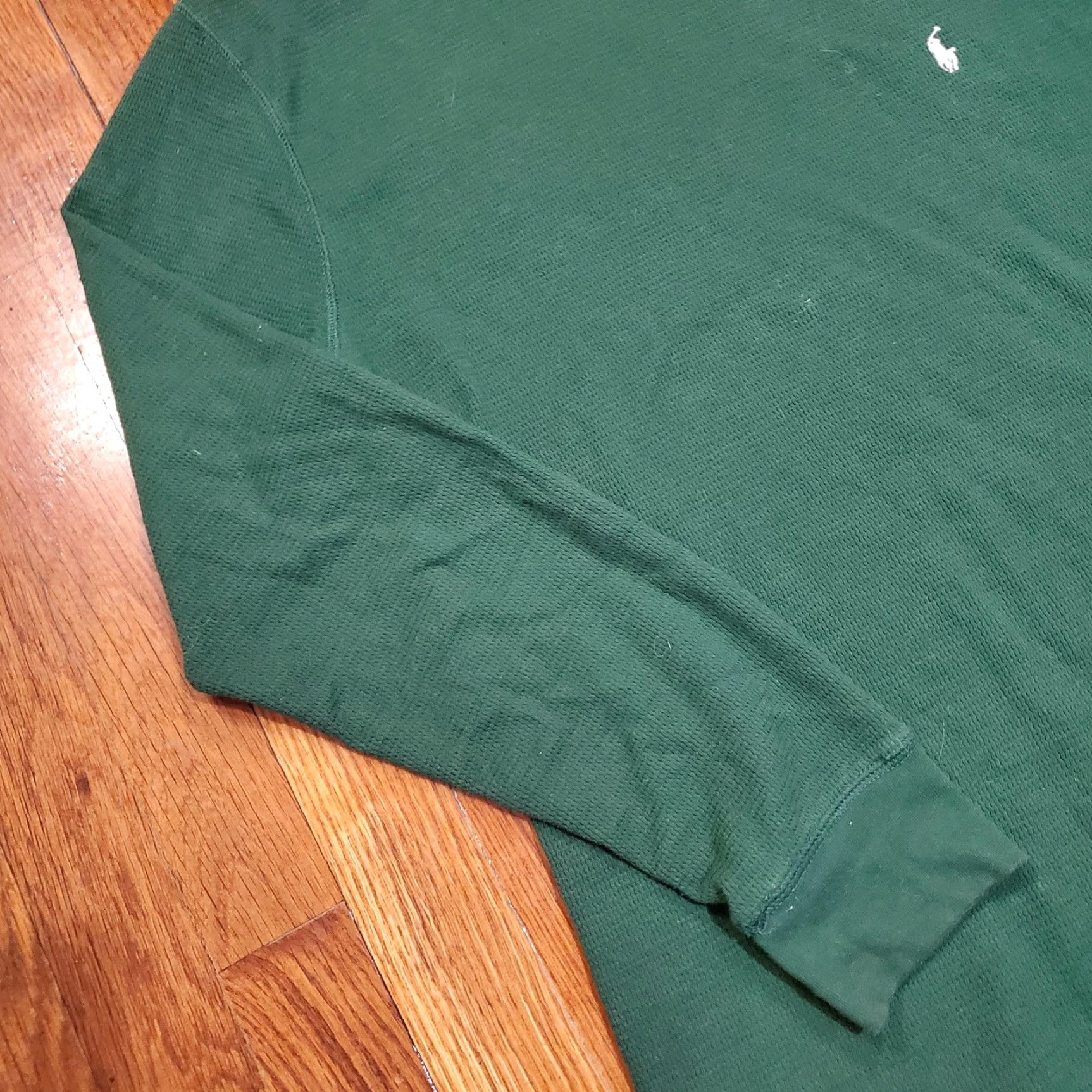 Polo Ralph Lauren Polo Ralph Lauren Shirt Mens M Green Sleepwear Waffle Knit Thermal Top Size US M / EU 48-50 / 2 - 2 Thumbnail