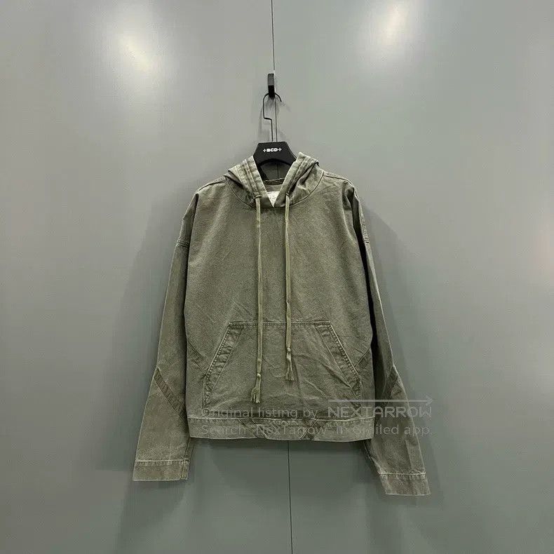 Greg Lauren Green Hooded Sweatshirt