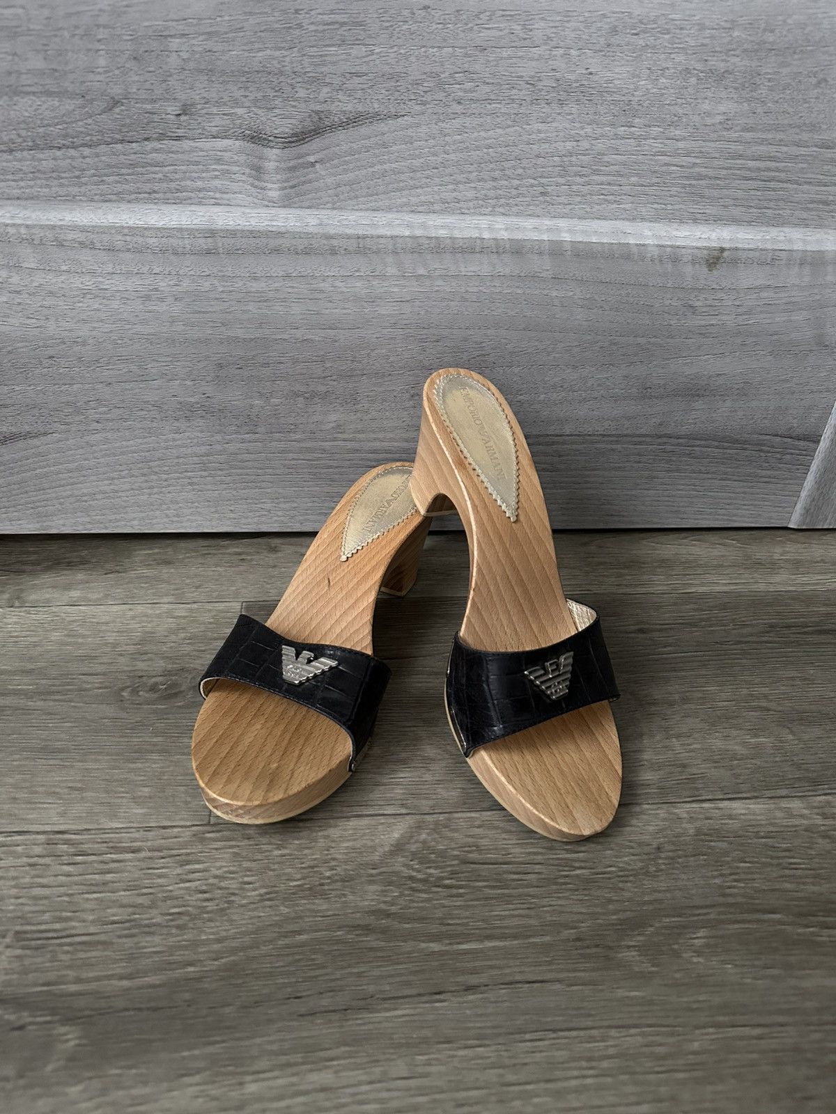 Emporio Armani × Vintage 🫧Emporio Armani Sandal Size US 8 / IT 38 - 2 Thumbnail