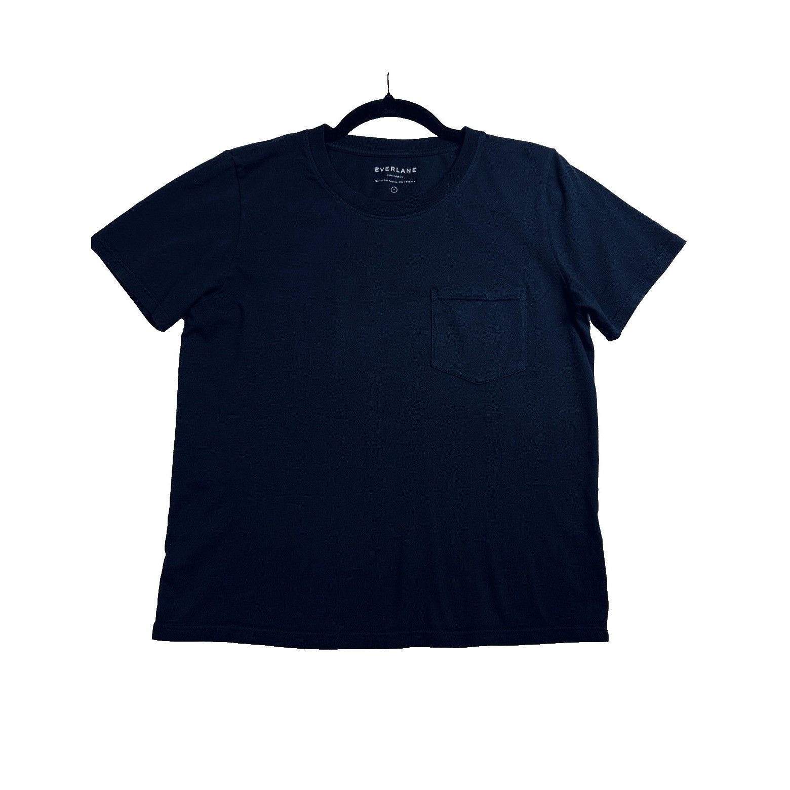 Everlane Everlane Womens The Box-Cut Tee In Essential Black Small Sho Size S / US 4 / IT 40 - 3 Thumbnail