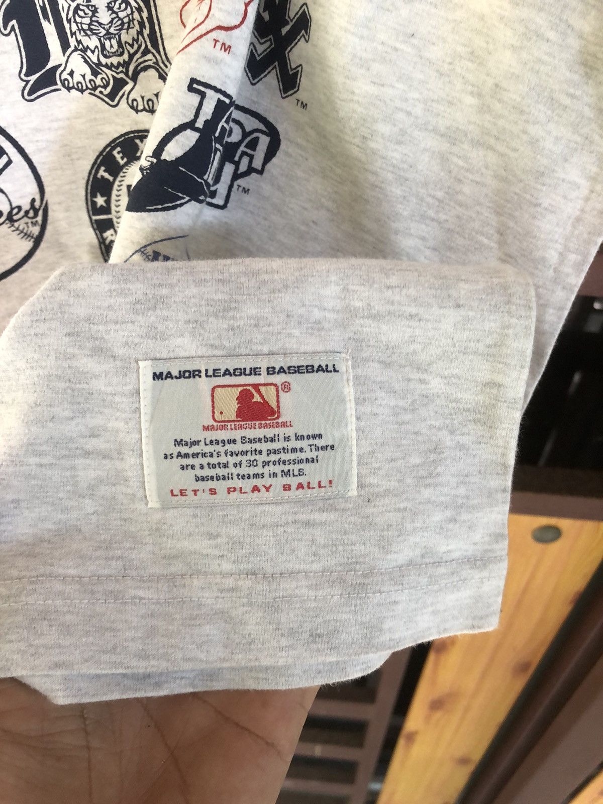 MLB 🔥Vintage Y2K🔥OVP American League MLB Teams Tshirt Size US L / EU 52-54 / 3 - 9 Thumbnail