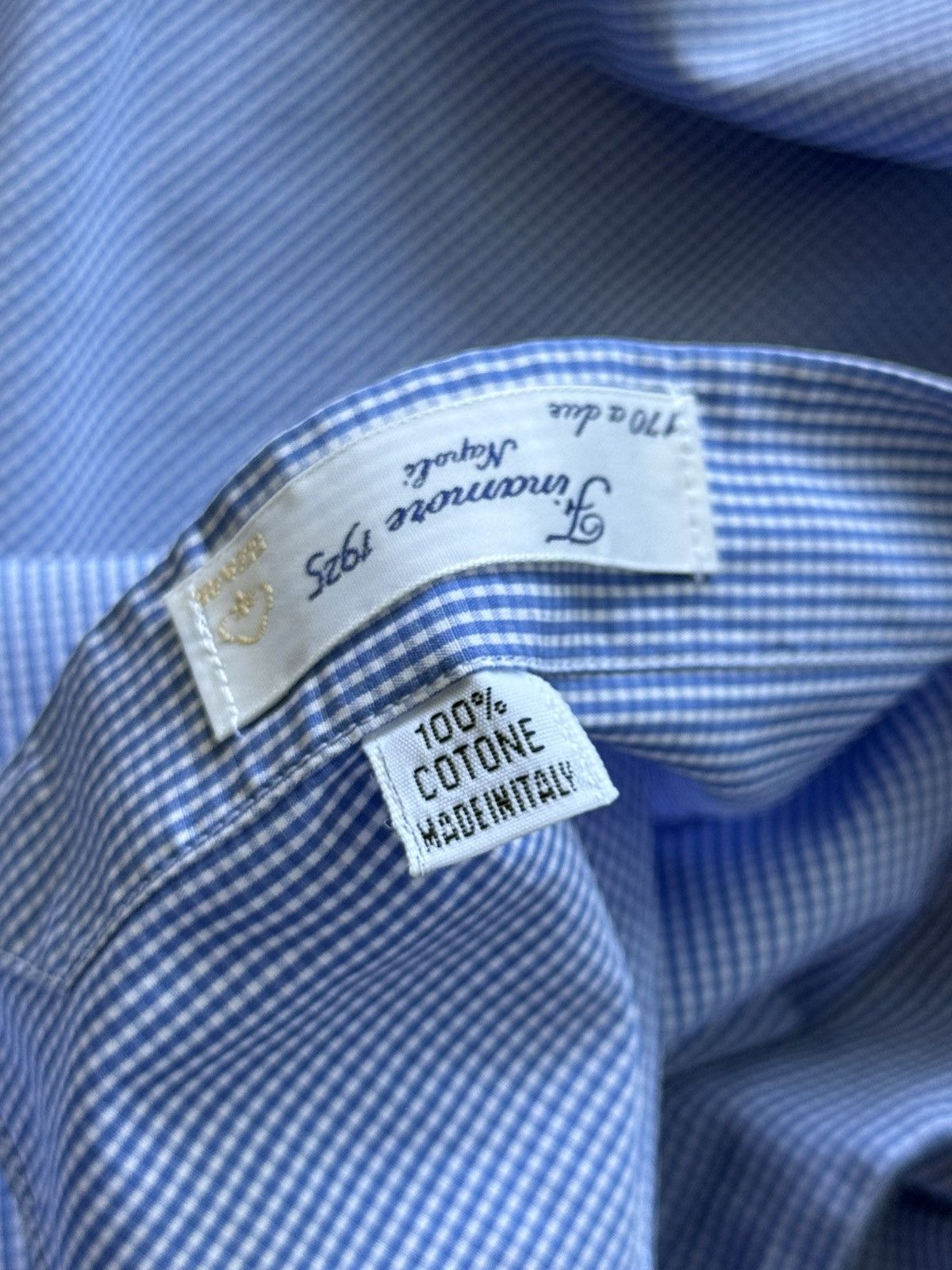 Finamore Finamore Napoli check ls shirt Size US L / EU 52-54 / 3 - 7 Thumbnail