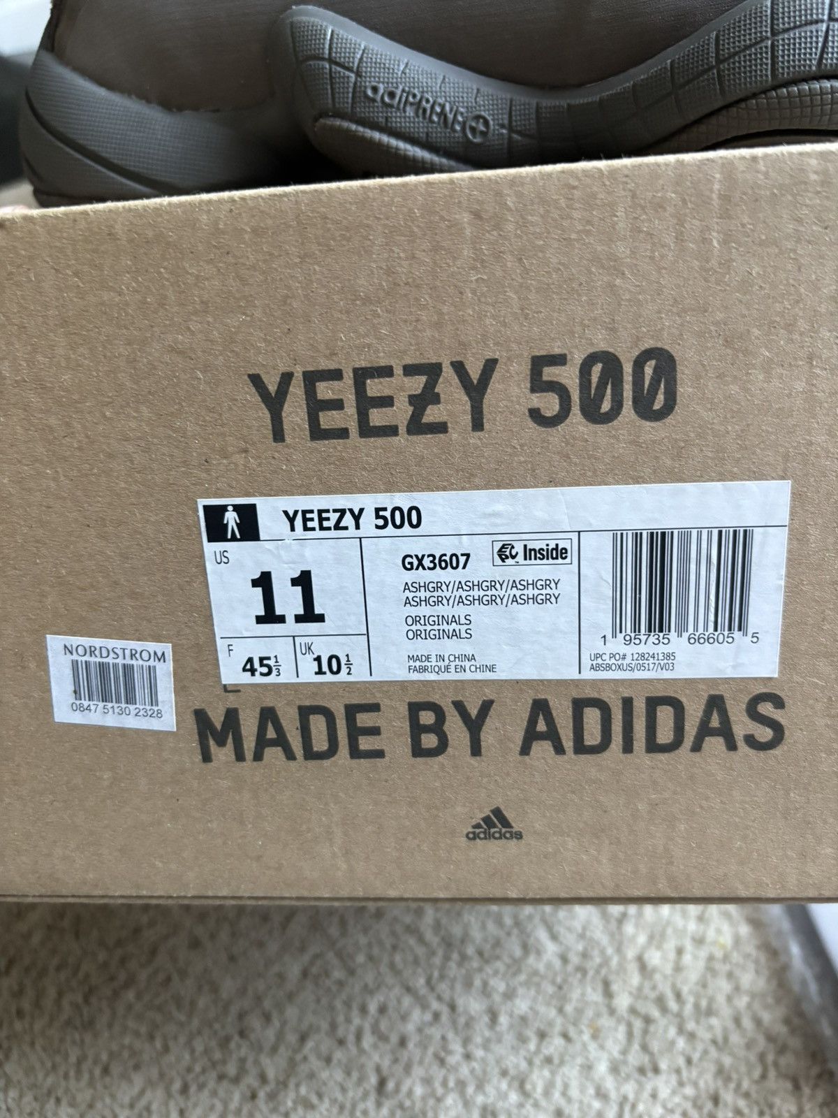 Yeezy AshGray Yeezy 500s Size US 11 / EU 44 - 6 Thumbnail