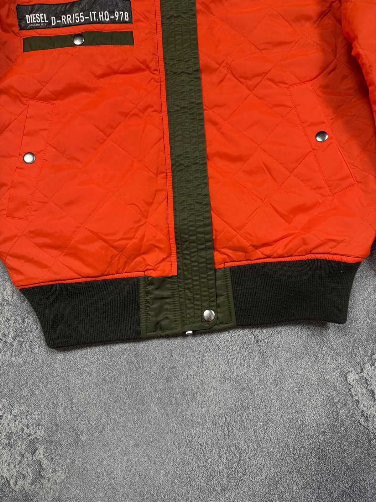 Diesel y2k Diesel Reversible Nylon Bomber Aviation Jacket Size US S / EU 44-46 / 1 - 12 Thumbnail