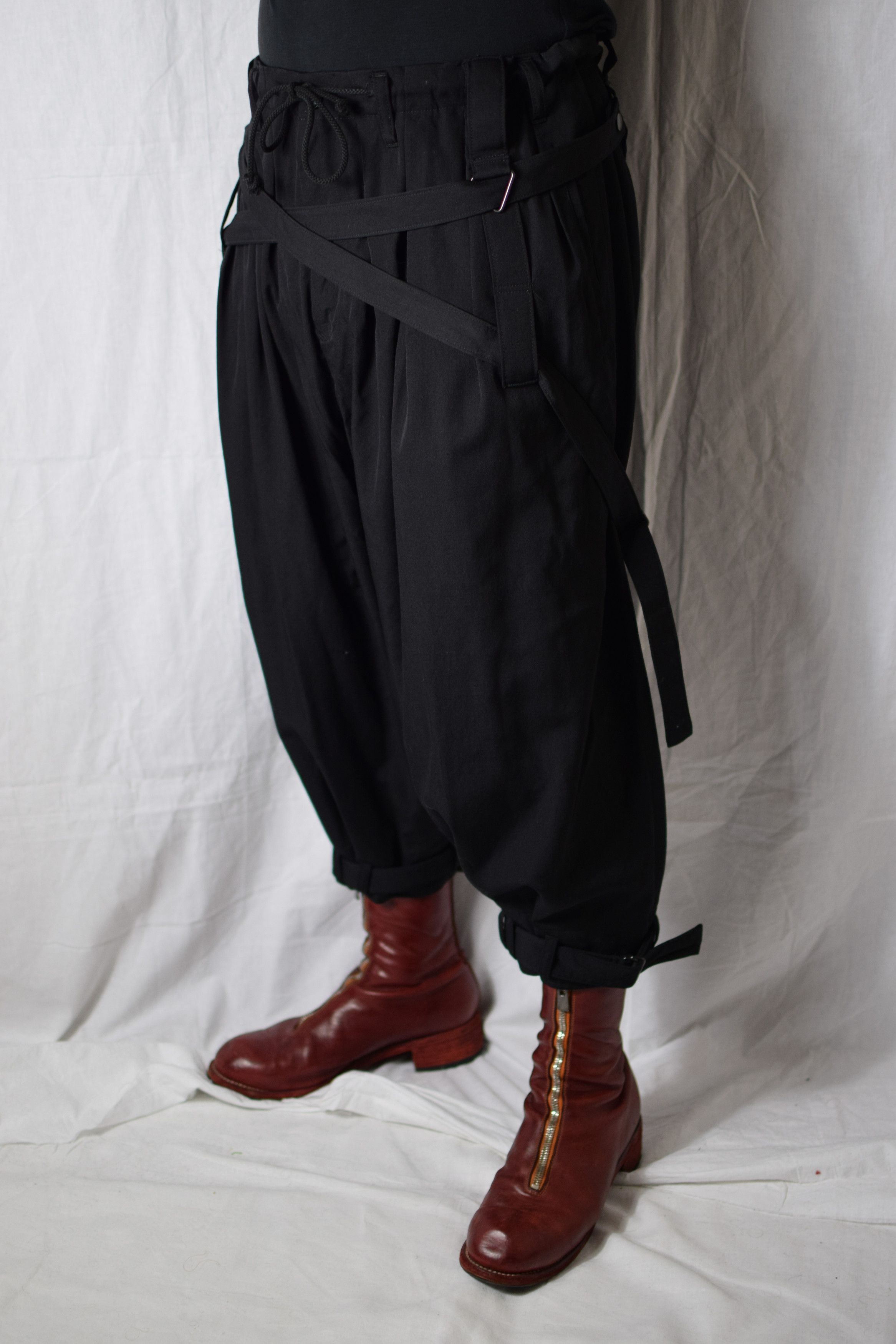 image of Yohji Yamamoto YYPH Aw16 Parachute Pants - Hr-P61-100 in Black, Men's (Size 32)