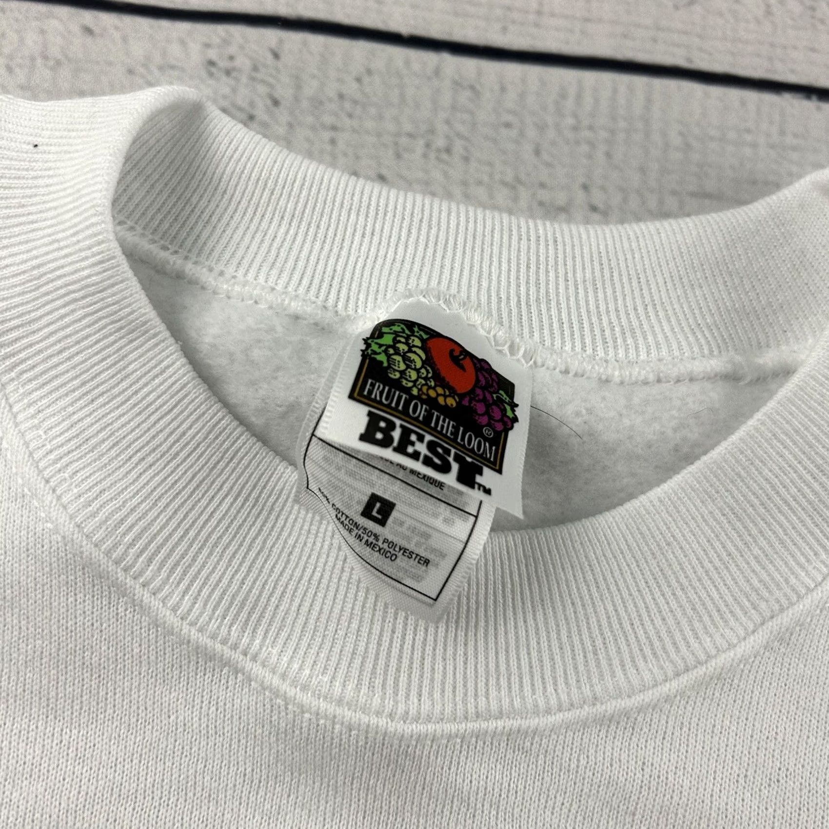 Fruit Of The Loom VINTAGE Fruit Of The Loom Sweatshirt Men L White 9/11 Eagle Pullover Crewneck Fatig? Size US L / EU 52-54 / 3 - 2 Thumbnail