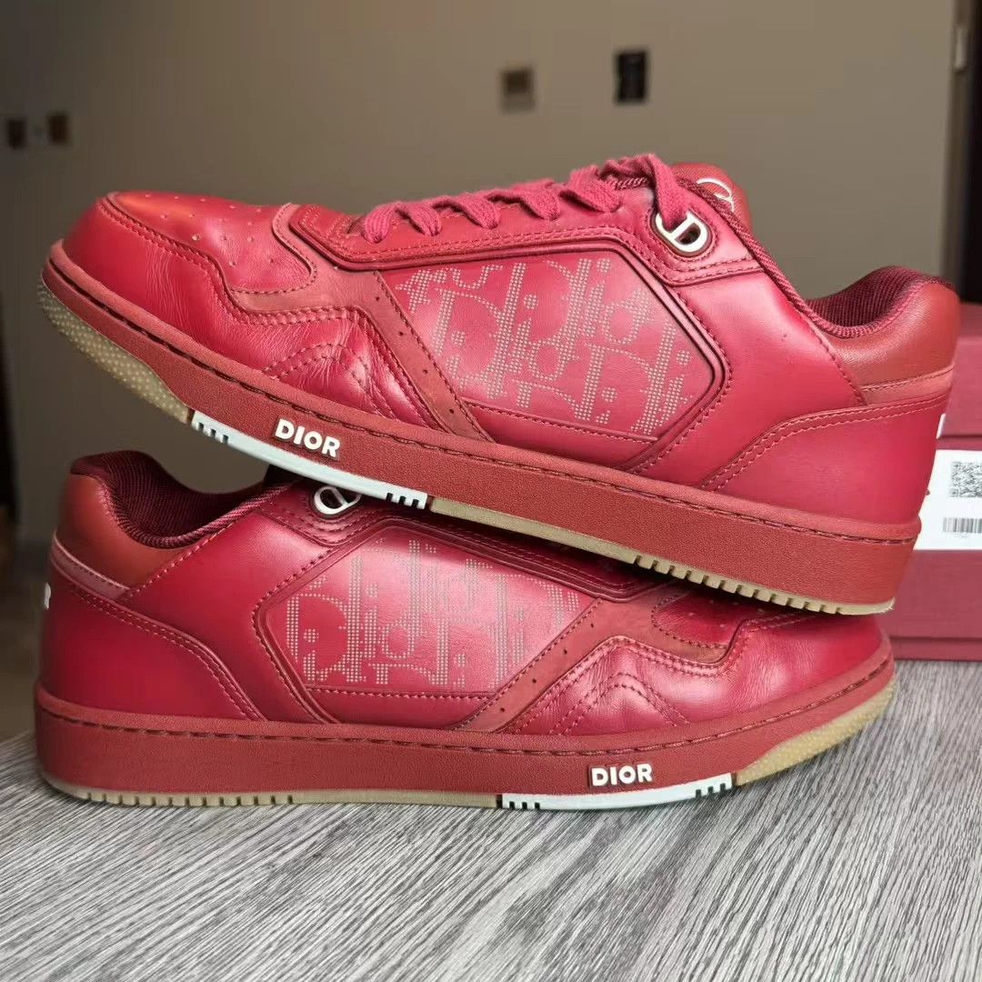 Dior DIOR B27 Happy Red 43EU 98 New Size US 10 / EU 43 - 2 Thumbnail