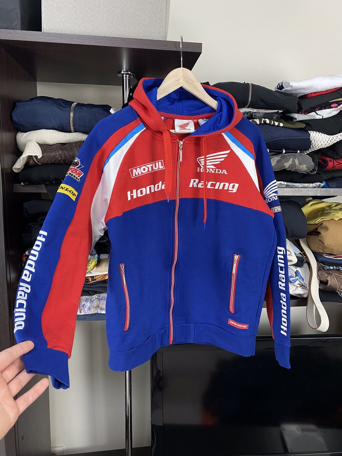 Honda Vintage Honda Racing Motul Zip Up Hoodie Size US S / EU 44-46 / 1 - 1 Thumbnail
