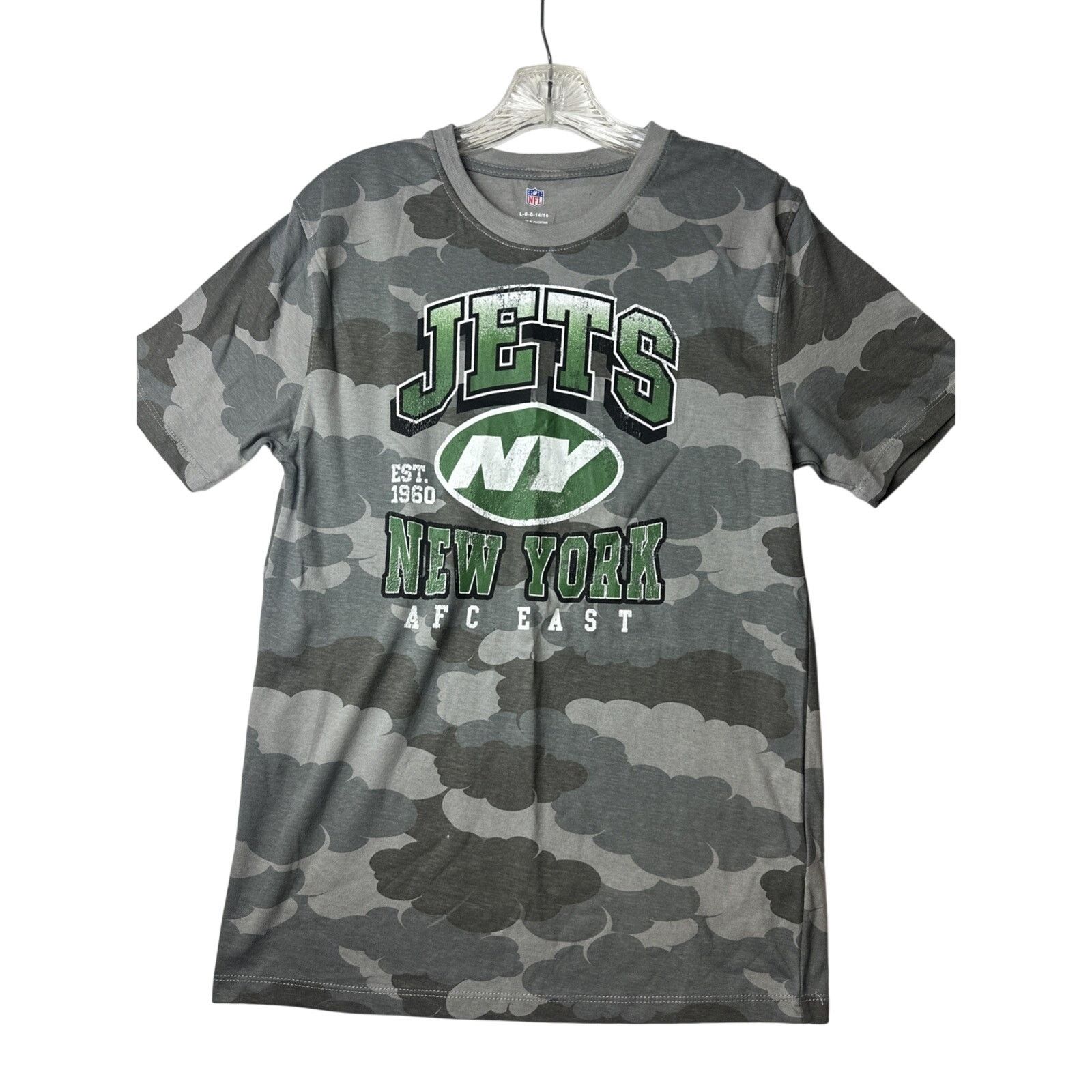 NFL NFL TEAM APPAREL SHIRT YOUTH NEW YORK JETS CAMO SIZE Large Size US L / EU 52-54 / 3 - 1 Thumbnail