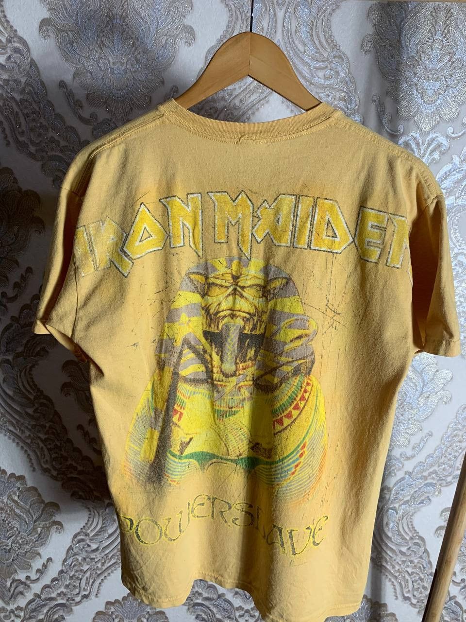 Band Tees Vintage Iron Maiden Pharaoh Retro Rock T-shirt Metal 90s Size US M / EU 48-50 / 2 - 5 Thumbnail