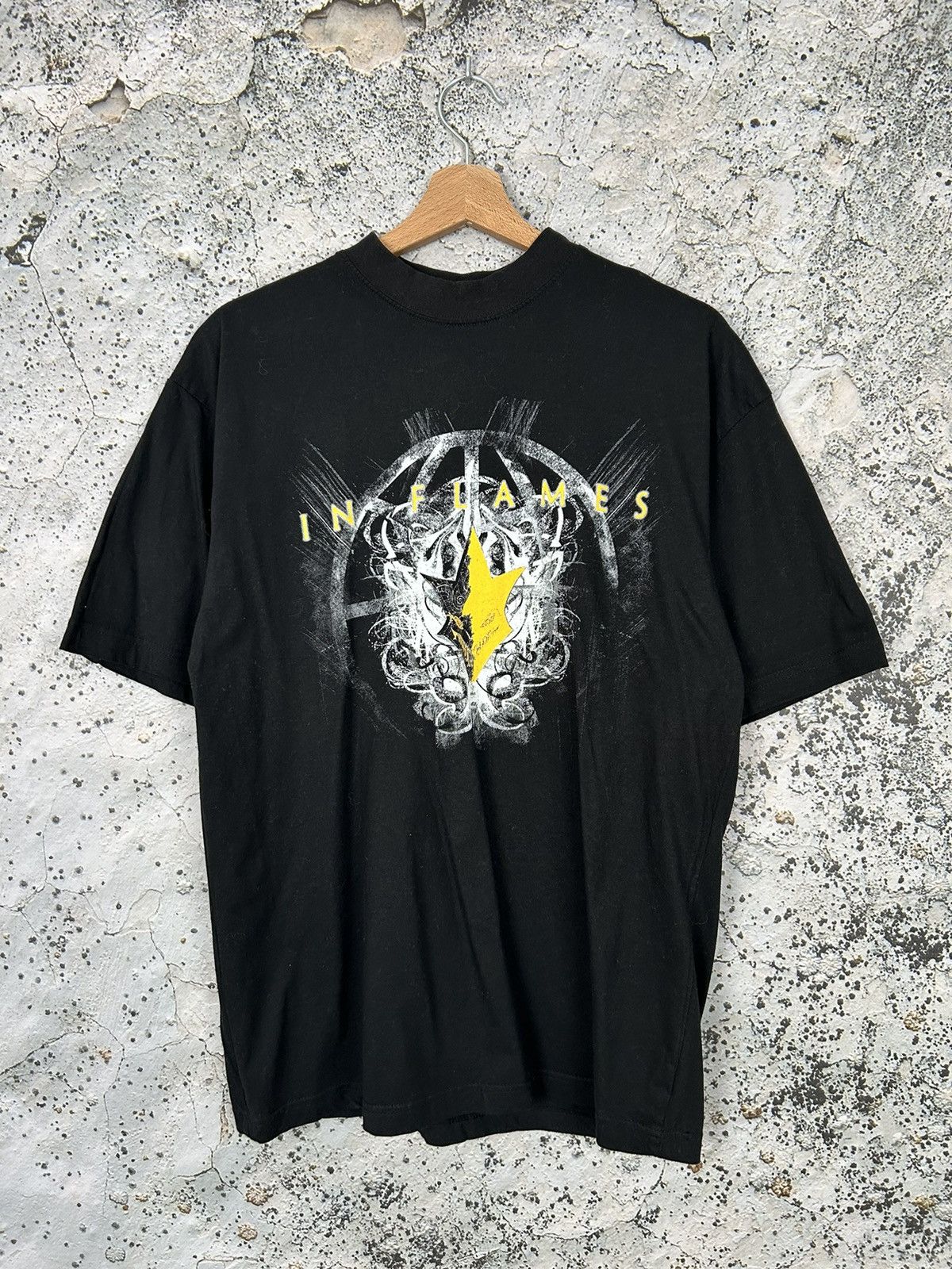 Band Tees Vintage In Flames Rock Band Tee Metal Grunge Punk Y2K Size US M / EU 48-50 / 2 - 1 Thumbnail