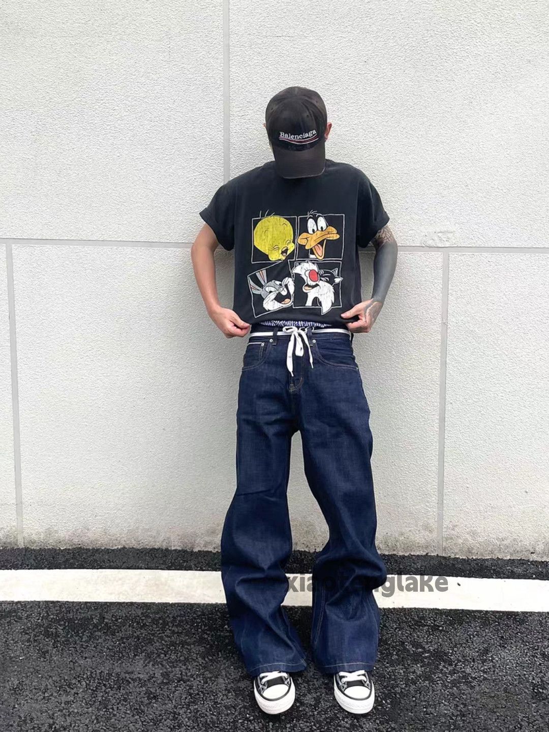 Designer Unisex outdoor utility loose baggy hiphop skate pants Size US 32 / EU 48 - 6 Thumbnail