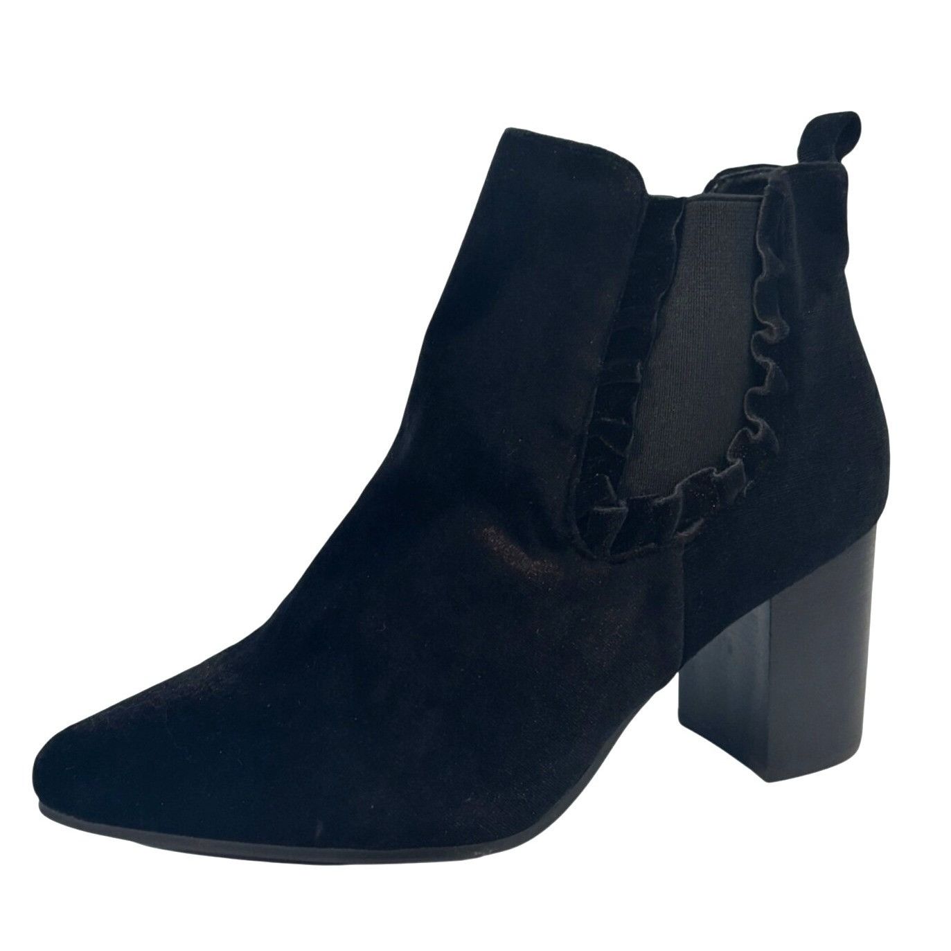 14th & Union 14th & Union Blaine Black Velvet Pointed Toe Pull-on Ankle B Size US 9 / IT 39 - 7 Thumbnail