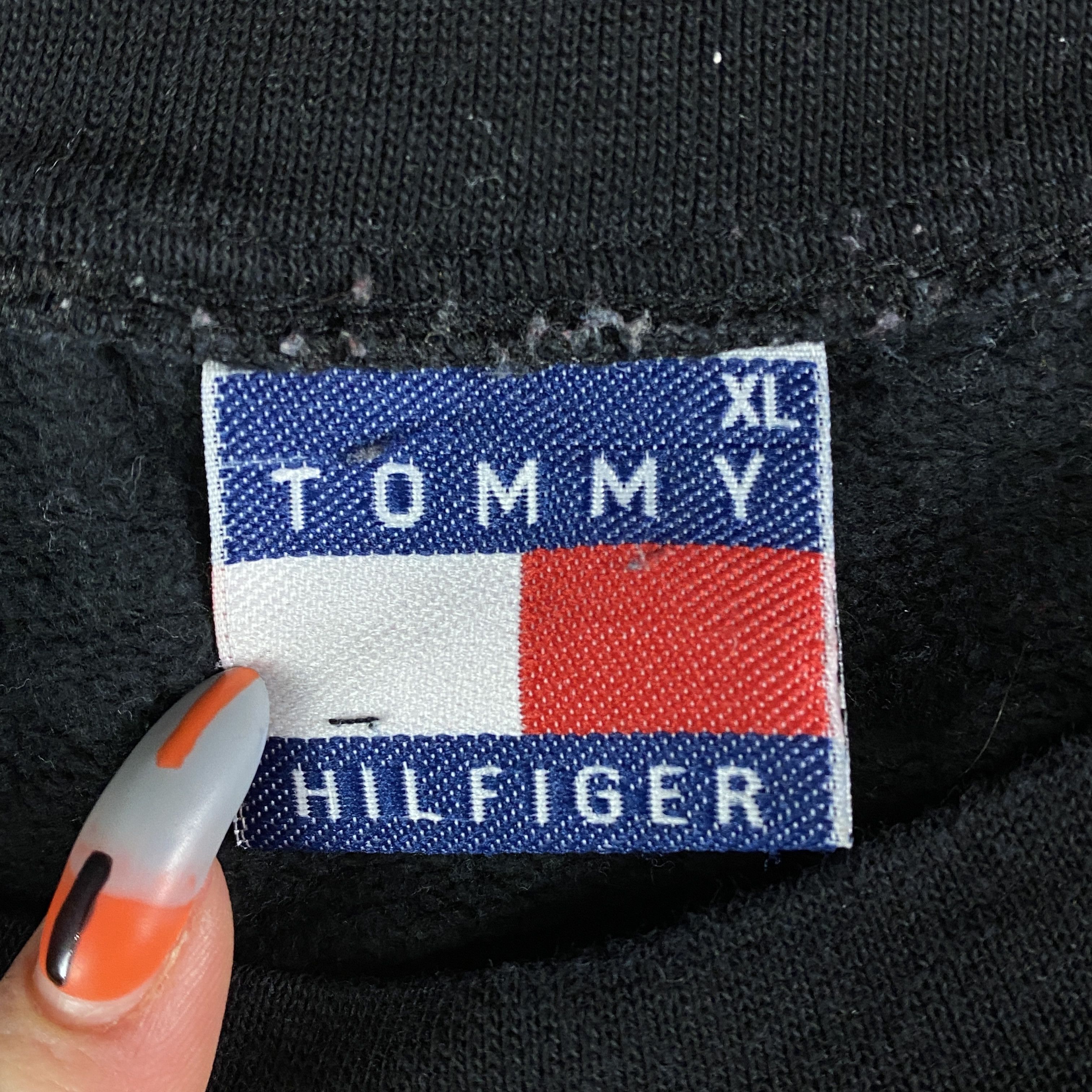 Tommy Hilfiger × Vintage Mens Sweatshirt Tommy Hilfiger Vintage Big Print Size XL Size US XL / EU 56 / 4 - 5 Thumbnail