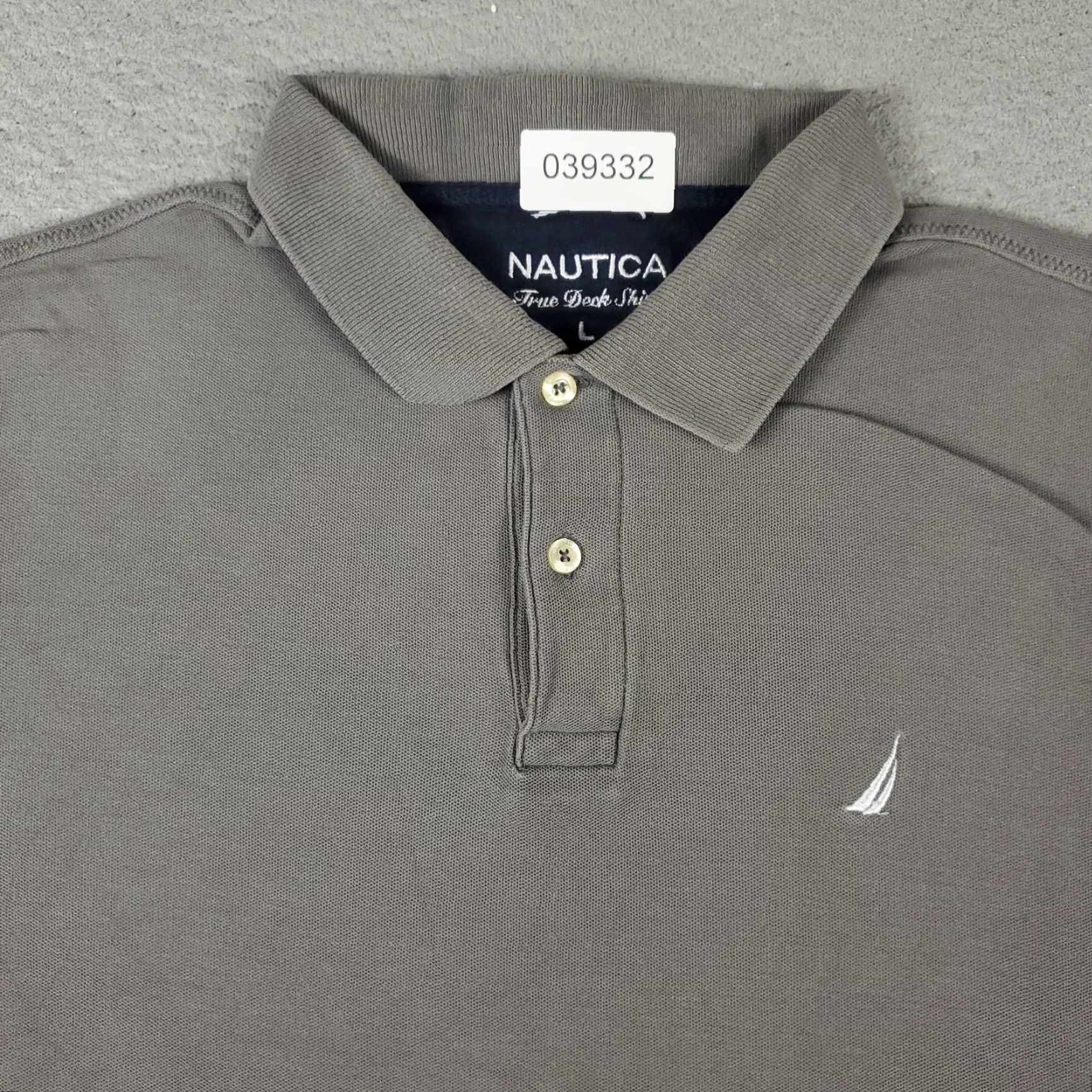 Nautica Nautica Polo Shirt Mens Large Gray Short Sleeve Casual Activewear Size US L / EU 52-54 / 3 - 2 Thumbnail