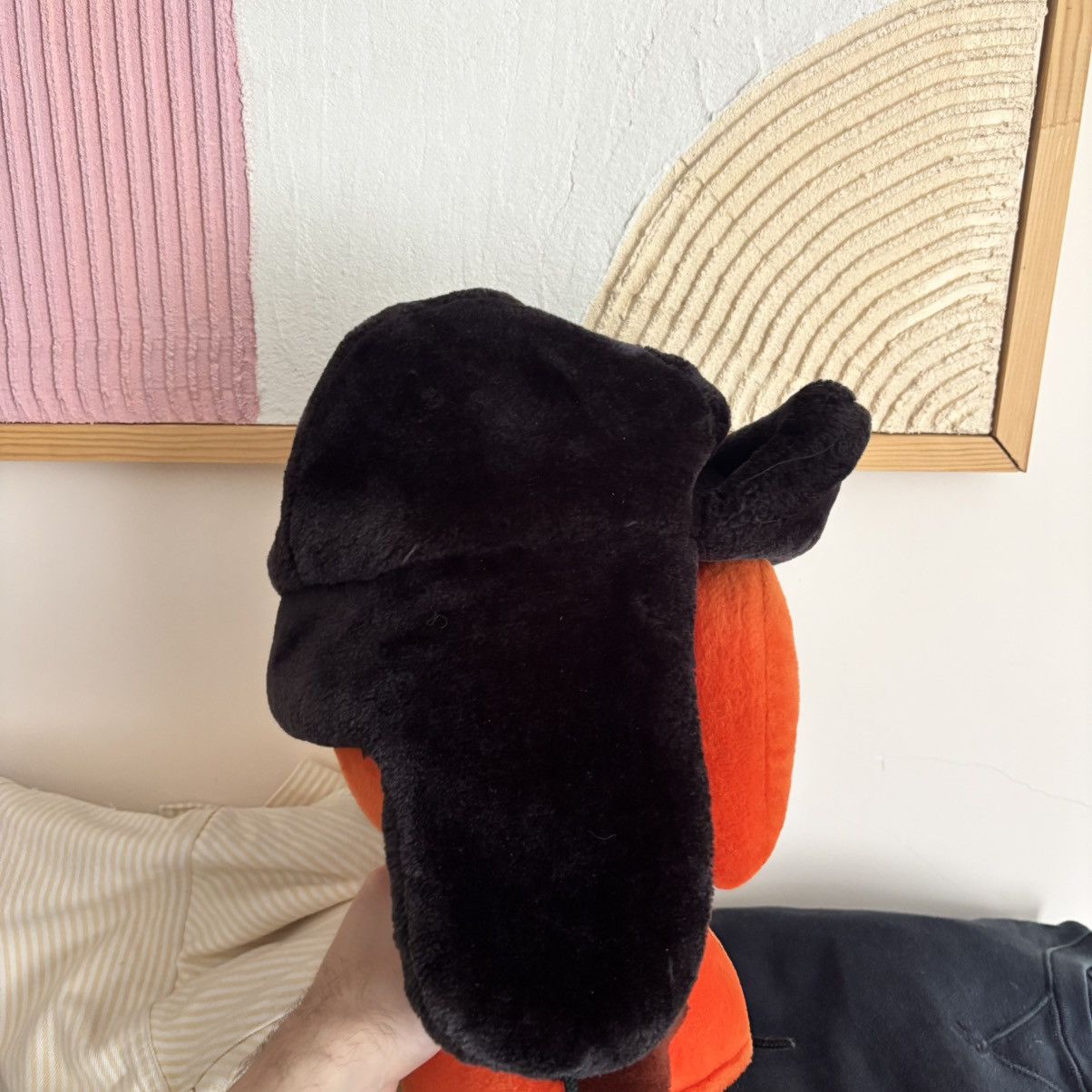 Vintage Vintage 80’s Black Ushanka Hat – Real Fur Size 32 - 3 Thumbnail
