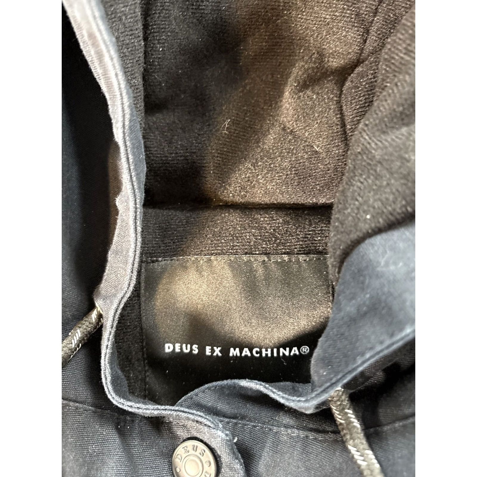 Deus Ex Machina Deus Ex Machina Hooded Canvas Jacket Men M Black Size US M / EU 48-50 / 2 - 4 Thumbnail