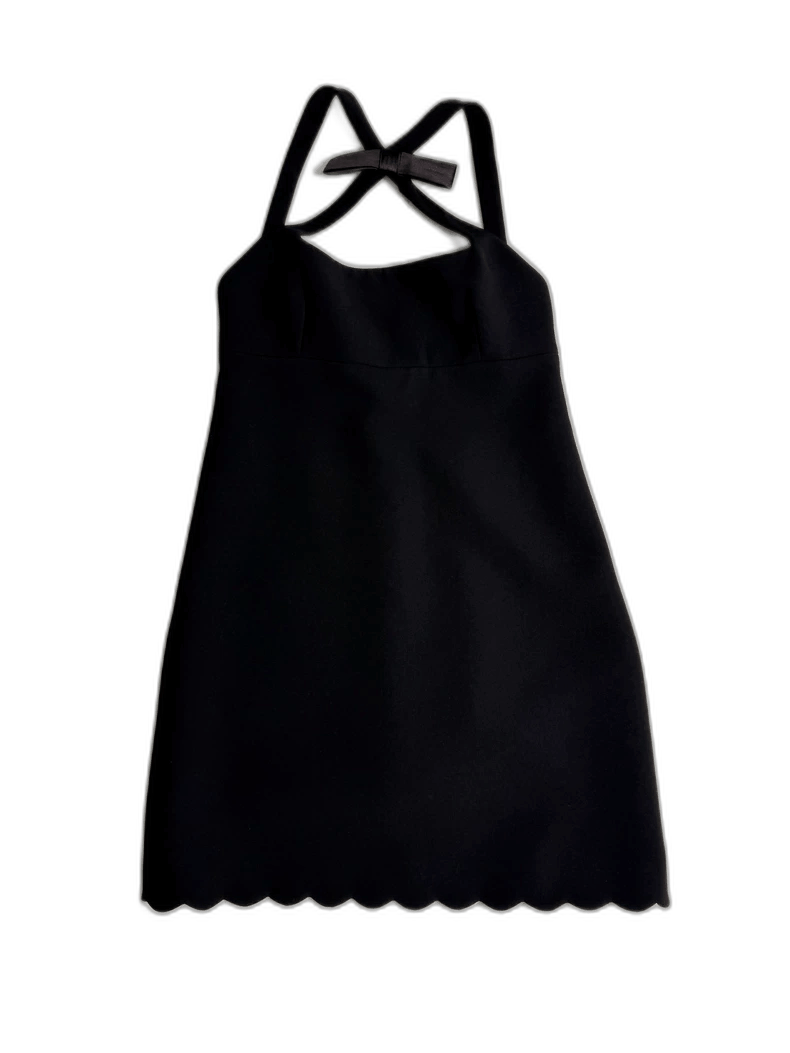 Prada MiuMiu Black Bow Sleeveless Dress Size 40-2506 Size M / US 6-8 / IT 42-44 - 1 Thumbnail