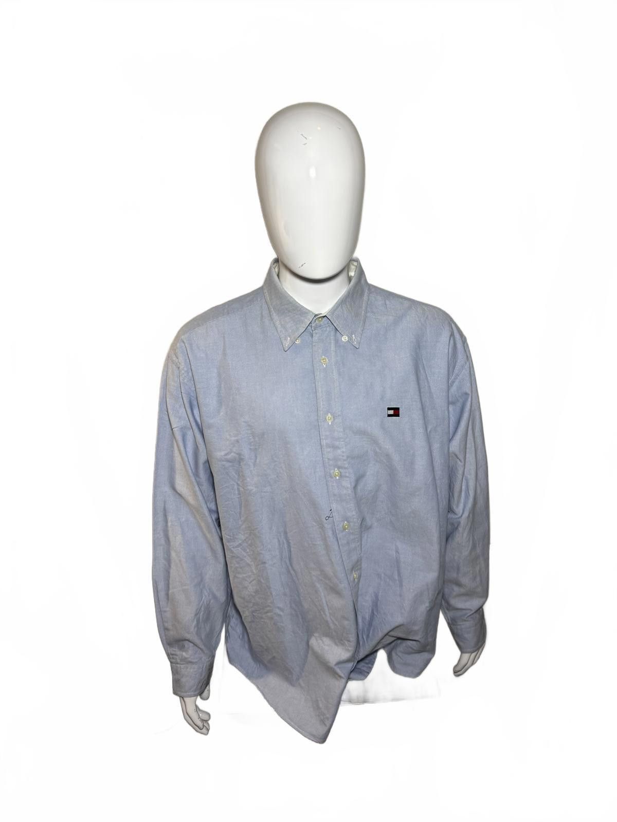 Tommy Hilfiger Tommy Hilfiger Classic Blue Button-Up Shirt Size US XL / EU 56 / 4 - 1 Thumbnail