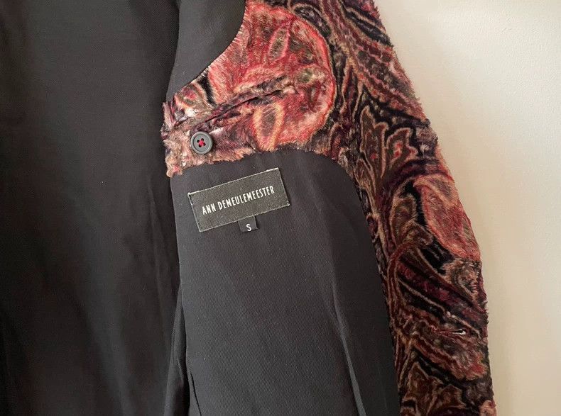 Ann Demeulemeester Ann Demeulemeester 19aw show Paisley faux fur coat Size US S / EU 44-46 / 1 - 8 Thumbnail