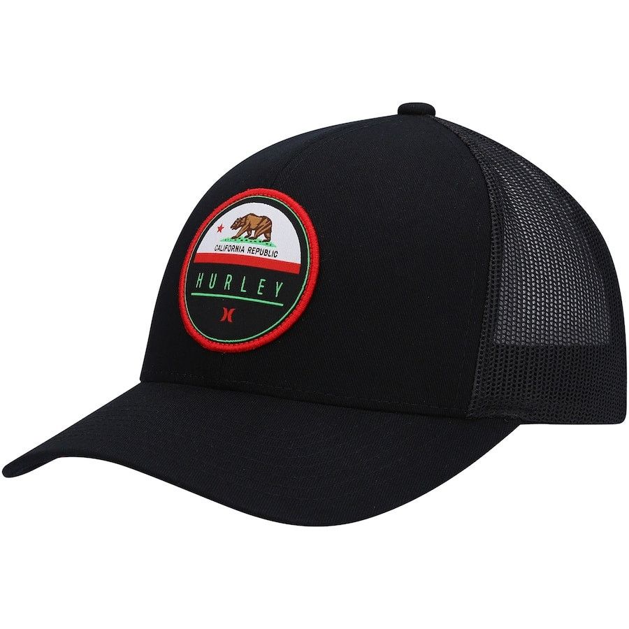 Hurley Hurley Staple Destination California Snapback Hat - Black Size ONE SIZE - 1 Thumbnail