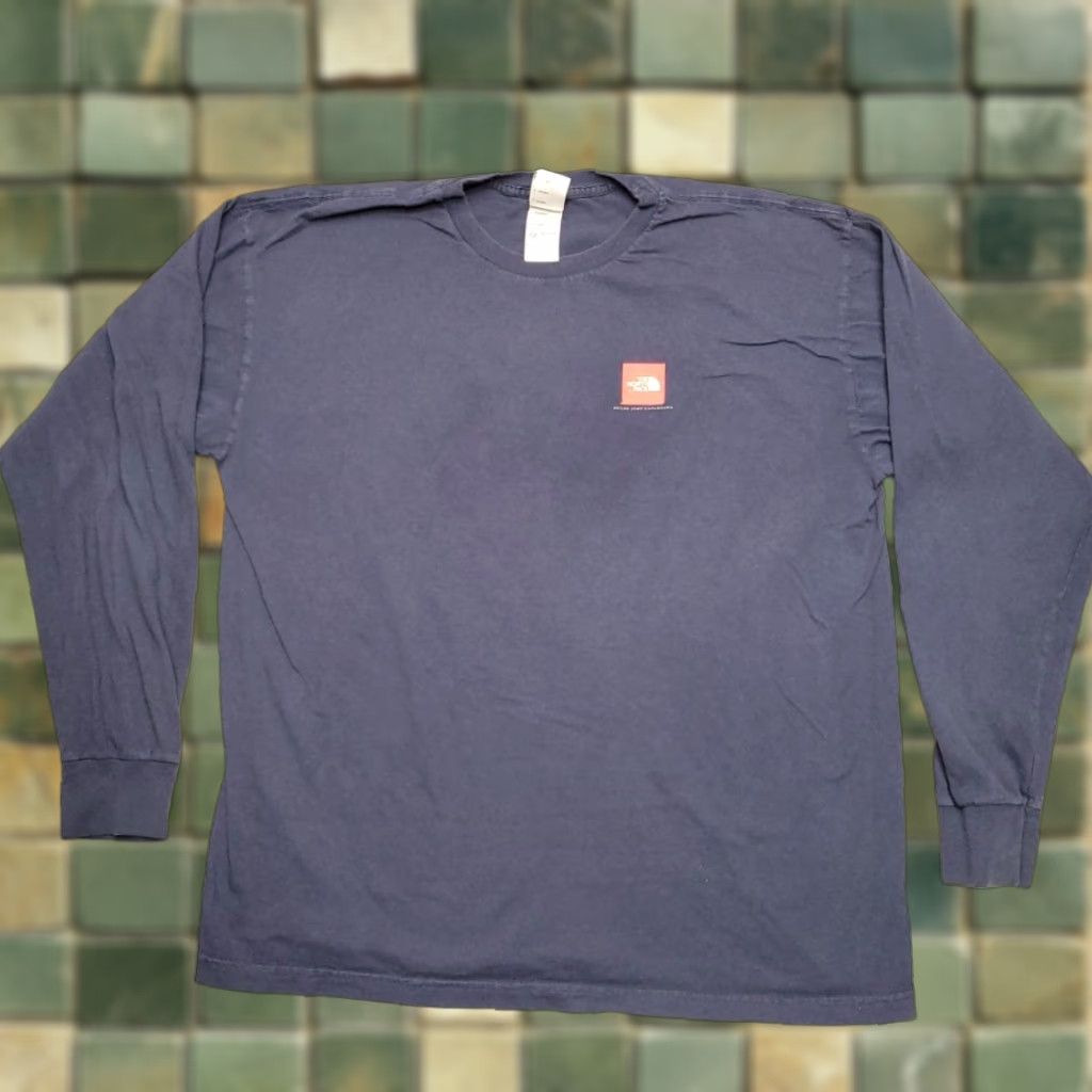 The North Face The North Face T Shirt Mens L Blue Crewneck Tee Short Sleeve Standard Fit Outdoor Logo Spell Out Size US L / EU 52-54 / 3 - 1 Thumbnail
