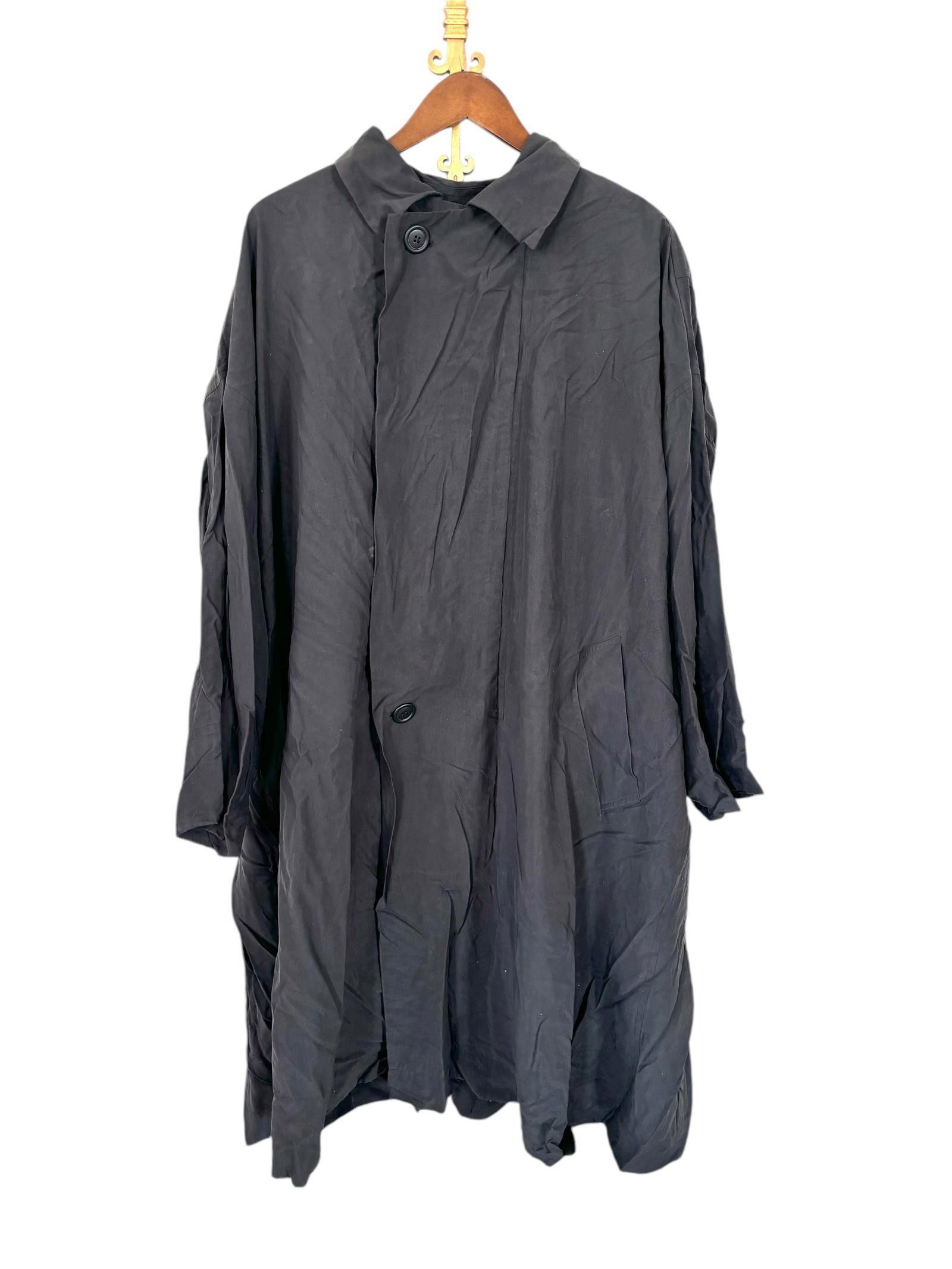 Issey Miyake Vintage Issey Miyake Windcoat Black Size Small Size S / US 4 / IT 40 - 1 Thumbnail
