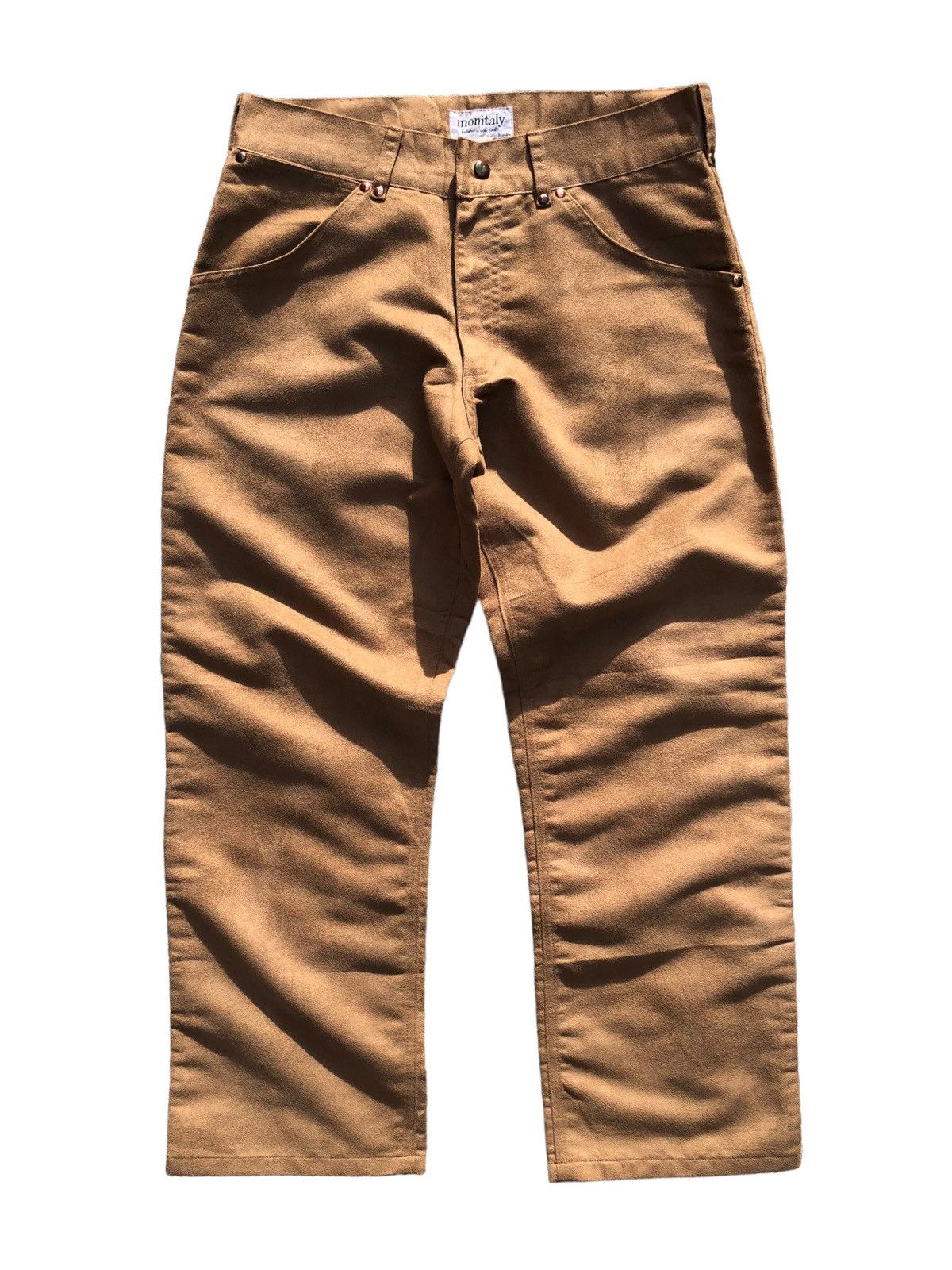 Monitaly Monitaly suede pants Size US 31 - 1 Thumbnail