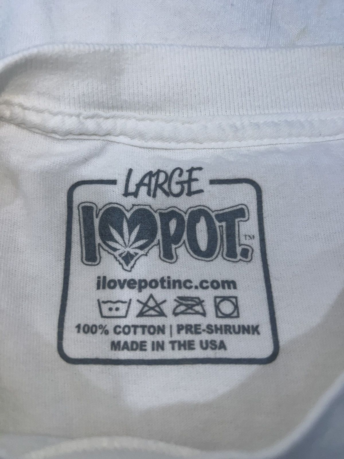 Other I Love Pot Don’t Worry Be Happy Tee Size US L / EU 52-54 / 3 - 5 Thumbnail