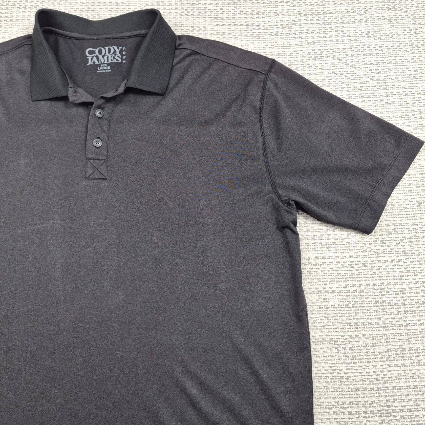 Cody James Cody James Polo Shirt Mens Large Gray Core Western Graphic Casual Polyester Shirt Size US L / EU 52-54 / 3 - 2 Thumbnail