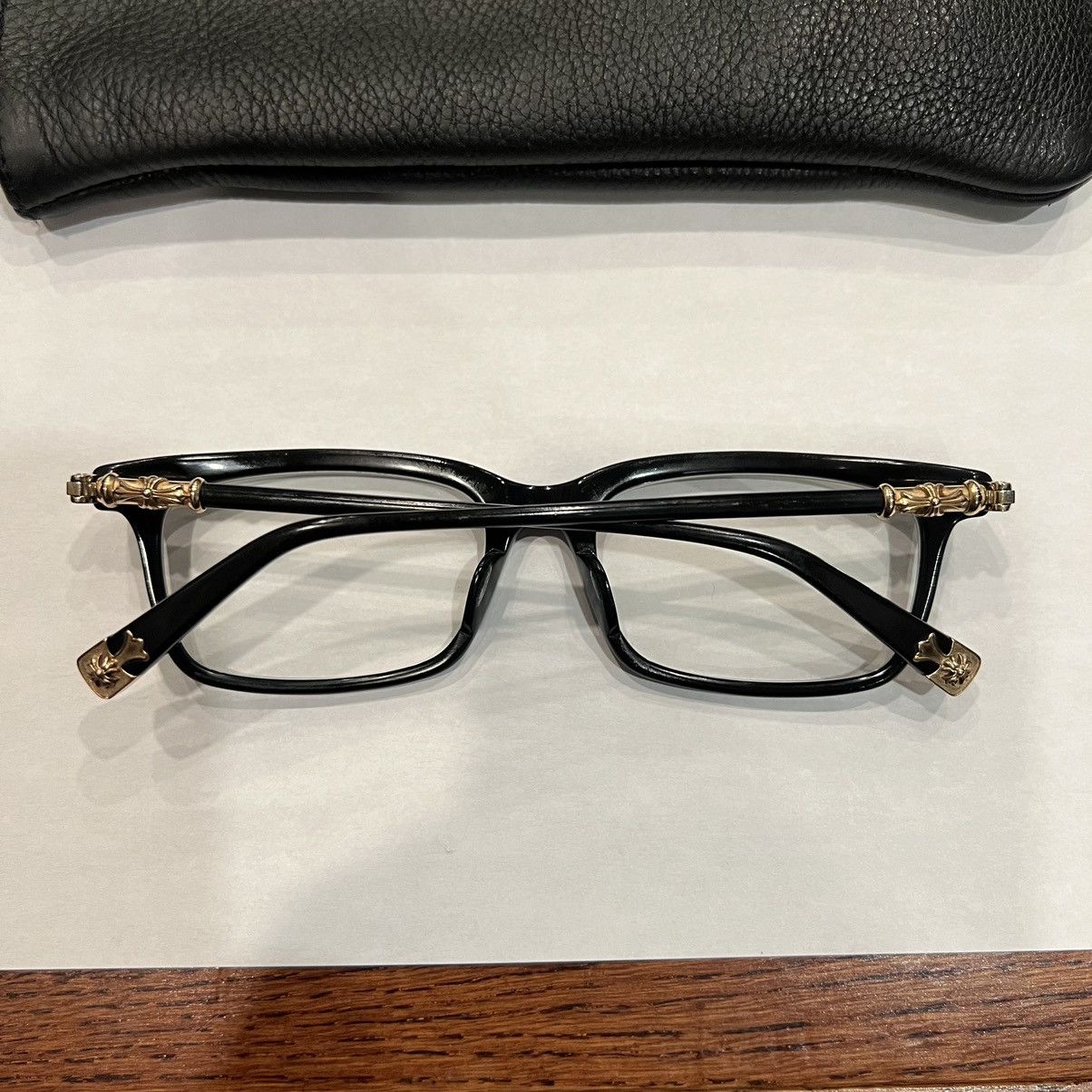 Chrome Hearts Fun Hatch Gold Glasses