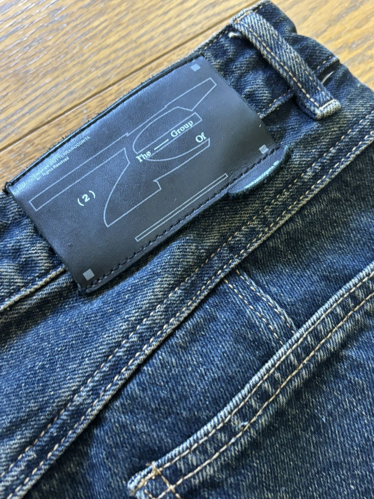 Japanese Brand TERRAINCOGNITA Flared Denim Size US 35 - 3 Thumbnail