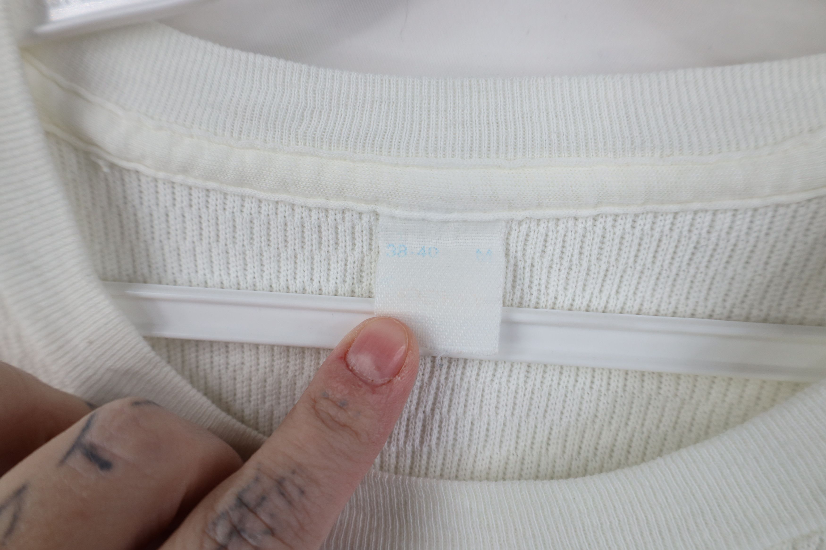 Vintage Vintage 70s Streetwear Waffle Knit Long Sleeve T-Shirt USA Size US M / EU 48-50 / 2 - 7 Thumbnail