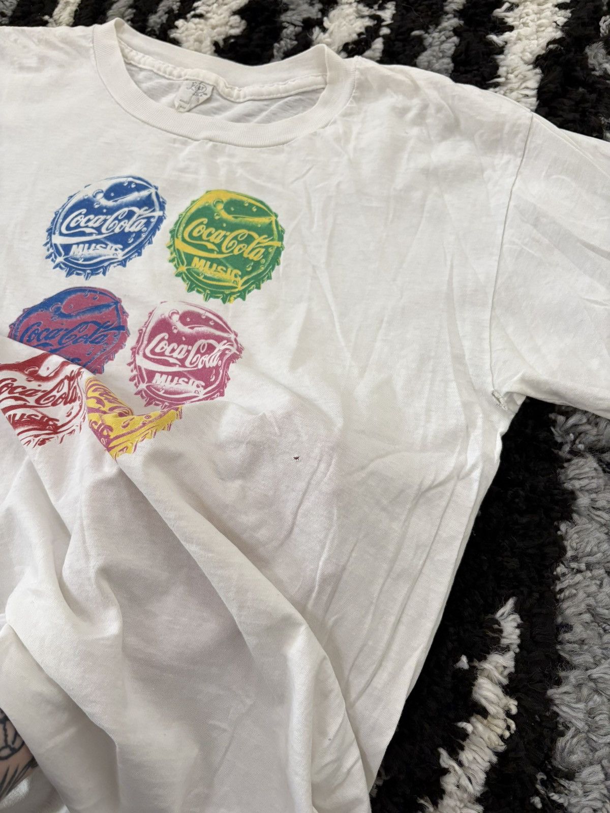 Vintage Coca cola 80s vintage andy warhol t-shirt Size US L / EU 52-54 / 3 - 4 Thumbnail